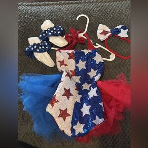 Patriotic Star-Spangled Kids Costume